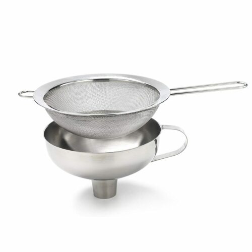 סט משפך ומסננת (funnel & sieve)